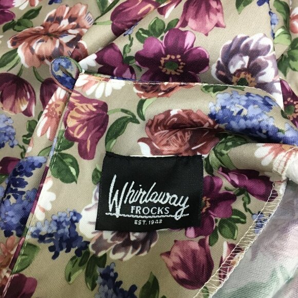 Vintage 80s/90s Whirlaway Skirt Set White Collar Shoulder Pads Paper Tag 12P - Picture 7 of 8